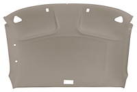 ABS Plastic Headliner for 1994-2003 Chevrolet S-10, GMC Sonoma Standard Cab Truck [Foambacked Cloth, Gray]