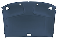 ABS Plastic Headliner for 1994-2003 Chevrolet S-10, GMC Sonoma Standard Cab Truck [Foambacked Cloth, Blue]