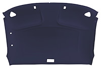 ABS Plastic Headliner for 1994-2003 Chevrolet S-10, GMC Sonoma Standard Cab Truck [Foambacked Cloth, Navy Blue]