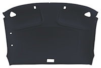 ABS Plastic Headliner for 1994-2003 Chevrolet S-10, GMC Sonoma Standard Cab Truck [Foambacked Cloth, Graphite]
