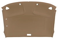 ABS Plastic Headliner for 1994-2003 Chevrolet S-10, GMC Sonoma Standard Cab Truck [Foambacked Cloth, Beige]