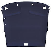ABS Plastic Headliner for 1994-2003 Chevrolet S-10, GMC Sonoma Extended Cab Truck [Foambacked Cloth, Navy Blue]