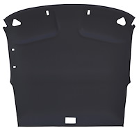 ABS Plastic Headliner for 1994-2003 Chevrolet S-10, GMC Sonoma Extended Cab Truck [Foambacked Cloth, Graphite]
