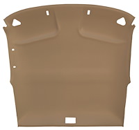 ABS Plastic Headliner for 1994-2003 Chevrolet S-10, GMC Sonoma Extended Cab Truck [Foambacked Cloth, Beige]
