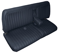 Bench Seat Upholstery for 1988-1995 Chevrolet, GMC C/K Series Standard Cab Truck [Madrid Vinyl, Navy Blue]