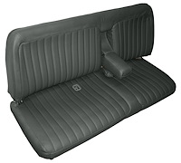 Bench Seat Upholstery for 1988-1995 Chevrolet, GMC C/K Series Standard Cab Truck [Sierra Vinyl, Charcoal]
