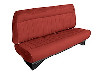 Bench Seat Upholstery for 1988-1996 Chevrolet, GMC C/K Series Standard Cab Truck [Madrid Vinyl, Red]