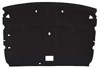 ABS Plastic Headliner for 1993-1997 Ford Ranger Standard Cab Truck [Foambacked Cloth, Black]