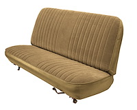 Front Bench Seat Upholstery for 1983-1992 Ford Ranger Standard Cab Truck [Palomino Sierra Grain, Sandstone Encore Velour]