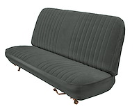 Front Bench Seat Upholstery for 1983-1992 Ford Ranger Standard Cab Truck [Charcoal Sierra Vinyl]