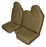 60/40 Front Seat Upholstery for 1998-2003 Ford Ranger Standard Cab Truck [Palomino Sierra Vinyl]