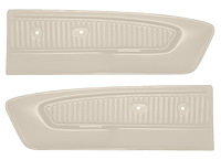 Front Door Panels for 1965-1966 Ford Mustang [Sierra Grain Vinyl, Parchment]