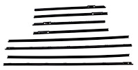 Complete Window Guide Felt Kit for 1964 Chevrolet Chevelle Convertible [8-Piece Original Style Material]