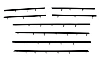 Complete Window Guide Felt Kit for 1966-1967 Chevrolet Chevelle 2-Door Convertible [8-Piece Original Style Material]