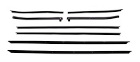 Complete Window Guide Felt Kit for 1969 Chevrolet Chevelle Convertible [8-Piece Original Style Material]