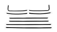 Complete Window Guide Felt Kit for 1970-1972 Chevrolet Chevelle Coupe [8-Piece Replacement Style Material]