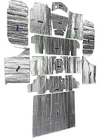 Ulta-Mat Heat & Sound Deadener Kit Fits Select 1964-1967 Buick, Chevrolet, Oldsmobile, Pontiac [12-Piece]