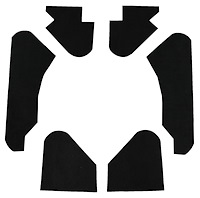 Hood Insulation Pad Kit for 1970-1972 Chevy Chevelle, El Camino, 1971-1972 GMC Sprint, w/Cowl Induction Hood [4-Piece]