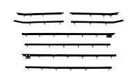 Window Guide Felt Kit for 1967 Chevrolet Camaro, Pontiac Firebird Coupe/HT [8-Piece Original Style Material]