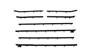 Window Guide Felt Kit for 1967 Chevrolet Camaro, Pontiac Firebird Convertible [8-Piece Original Style Material]
