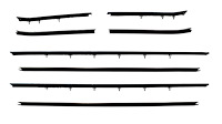 Window Guide Felt Kit for 1968-1969 Chevy Camaro, Pontiac Firebird Coupe/HT w/Deluxe Interior [8-Piece Original Style Material]