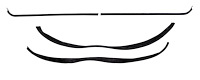Window Guide Felt Kit for 1951-1954 Chevrolet & GMC Trucks, Original Style Material [4-Piece]