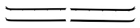 Window Guide Felt Kit for 1981-1987 Chevy/GMC Trucks, 1981-91 Chevy/GMC Blazer, Jimmy, Sub. Frt Doors, Original Style [4-Piece]