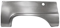Quarter Panel Skin for 1966-1977 Ford Bronco w/Round Fuel Filler Hole, Bare Steel [Left/Driver Side]
