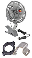 Roll Bar Mounting Bracket and Oscillating Fan Kit