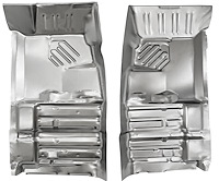 Front Floor Pan Set for 1970-1974 Dodge Challenger, Plymouth Barracuda, Cuda, 3/4 Length [Left/Driver & Right/Passenger Sides]