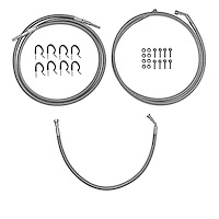Fuel Line Kit 2011-2014 F150 Super Cab/Standard Bed EcoBoost [Braided Stainless]