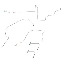 Brake Line Kit 2004-2008 Ford Ranger, AWABS, 4WD [Stainless]
