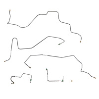 Brake Line Kit 1998-2001 Ford Ranger, Front [Stainless]