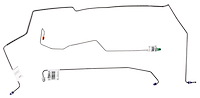 Brake Line Kit 1999-2001 Ford Superduty/Excursion RWABS [Stainless]
