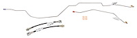 Rear Axle Brake Lines 1997-2003 FORD F-150 & 04 Heritage w/ Rear Disc Brakes [Stainless]