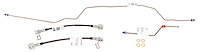 Rear Axle Brake Lines 2004-2008 Ford F-150 9.75in.axle Integrated w/Hoses, 2pc Set [Stainless]