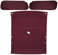 ABS Headliner & Visor Kit for Select 1978-1988 Buick, Chevy, Olds & Pontiac 2-Door, w/Dome/Map Light [Garnet]