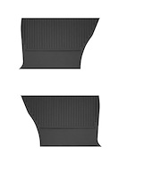 Rear Standard Side Panel Set for 1964 Chevrolet Chevelle, Malibu, Coupe/Hardtop [Black]