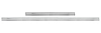 Front Door & Rear Side Trim Panel Lower Moldings for 1964 Chevrolet Chevelle, Malibu 2 Door Coupe, 4-Piece Stainless Steel