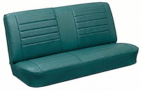 Rear Seat Upholstery Kit for 1965 Chevrolet Chevelle, Malibu, Convertible [Madrid Grain Vinyl Turquoise]