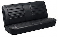 Rear Seat Upholstery Kit for 1965 Chevy Chevelle & Malibu, Convertible [Madrid Grain Vinyl Black]