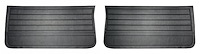 Front Standard Door Panel Set for 1965 Chevrolet Chevelle, El Camino & Malibu, All 2-Door Models [Black]