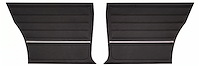 Rear Deluxe Side Panel Set for 1965 Chevrolet Chevelle, Malibu, Coupe/Hardtop [Black]