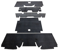 Under Carpet Sound Deadener Kit, OE-Style for 1969-1973 Ford Mustang Coupe  [8-Piece]