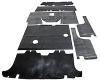 Under Carpet Sound Deadener Kit, OE-Style for 1967-1968 Mercury Cougar [7-Piece]