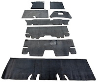 Under Carpet Sound Deadener Kit, OE-Style for 1967-1968 Ford Mustang Coupe  [8-Piece]