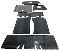 Under Carpet Sound Deadener Kit, OE-Style for 1965-1968 Ford Mustang Fastback [7-Piece]