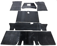 Under Carpet Sound Deadener Kit, OE-Style for 1964-1968 Ford Mustang Convertible  [6-Piece]