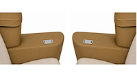 Rear Armrest Cover Set for 1968 & 1970 Chevrolet Chevelle, Malibu Convertible [Saddle]