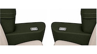 Rear Armrest Cover Set for 1969 Chevrolet Chevelle, Malibu Convertible [Dark Green]